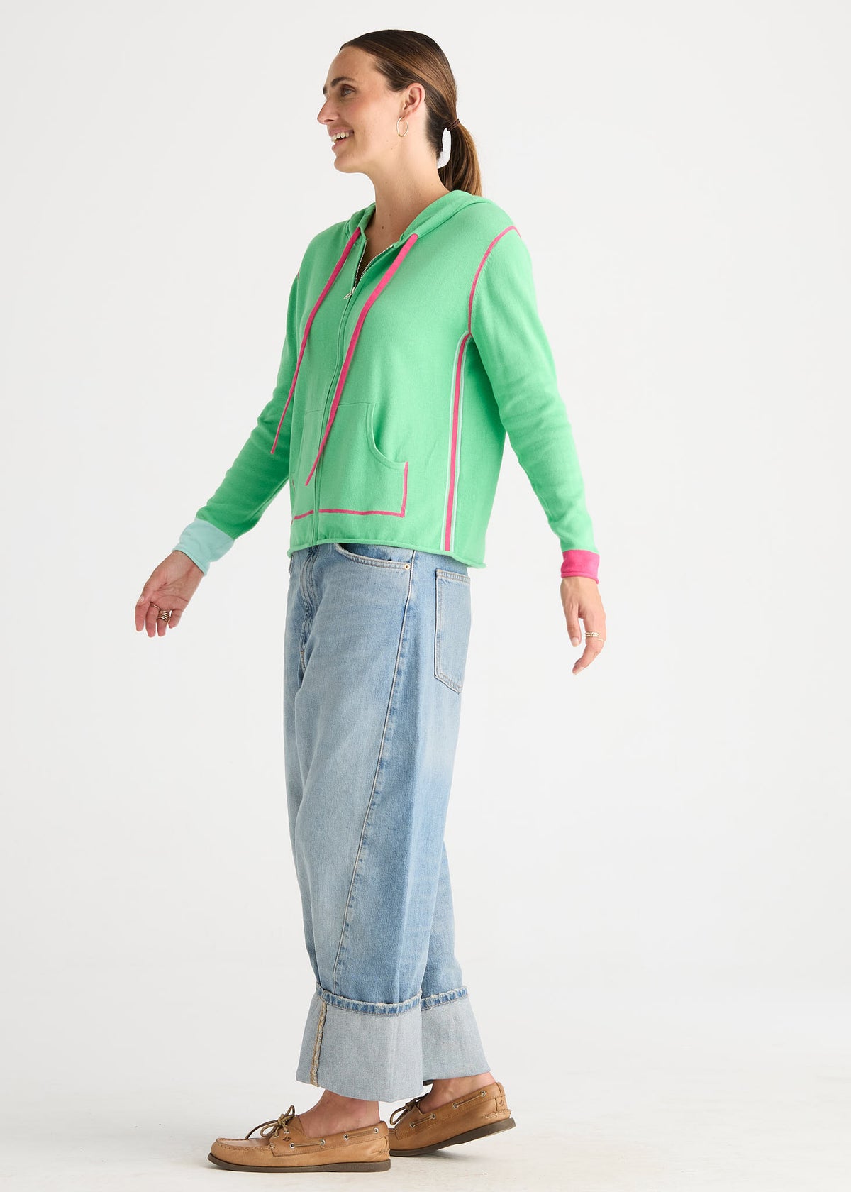Zaket & Plover - Zip Hoodie - Jelly Mint