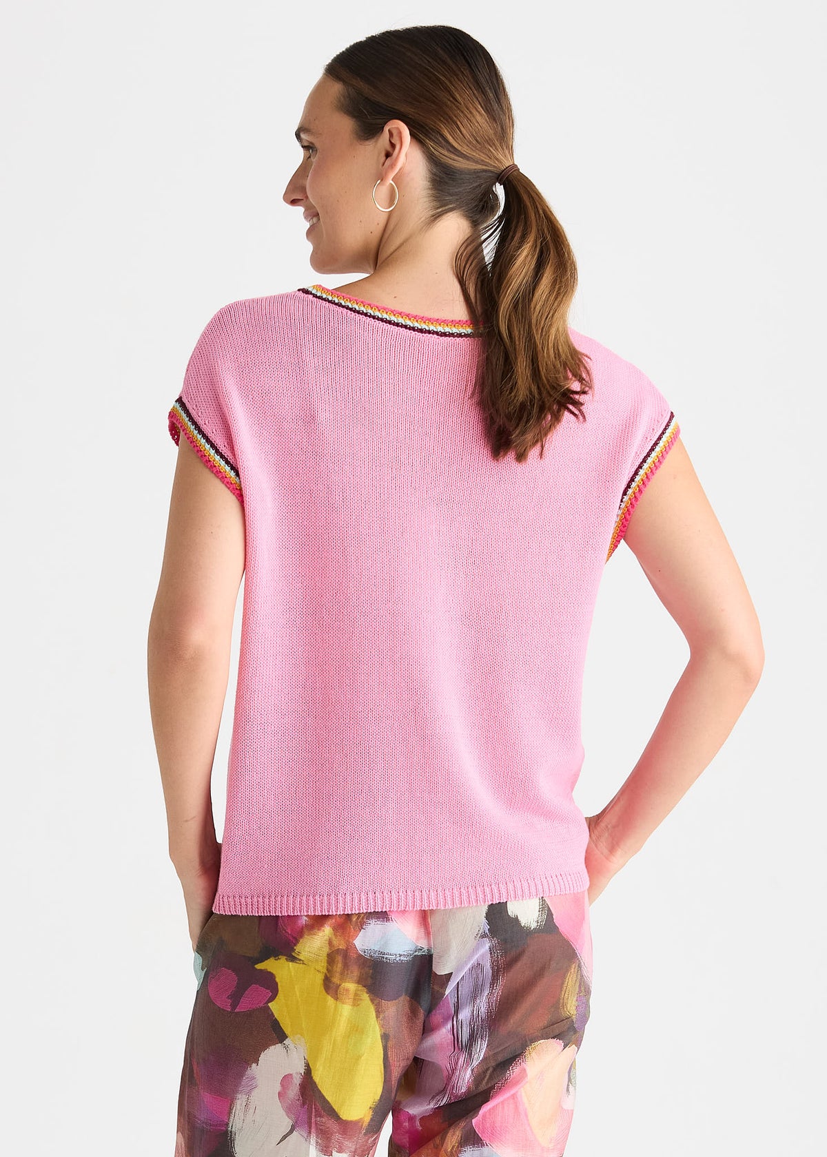 Zaket & Plover - Linen Vest - Begonia Pink