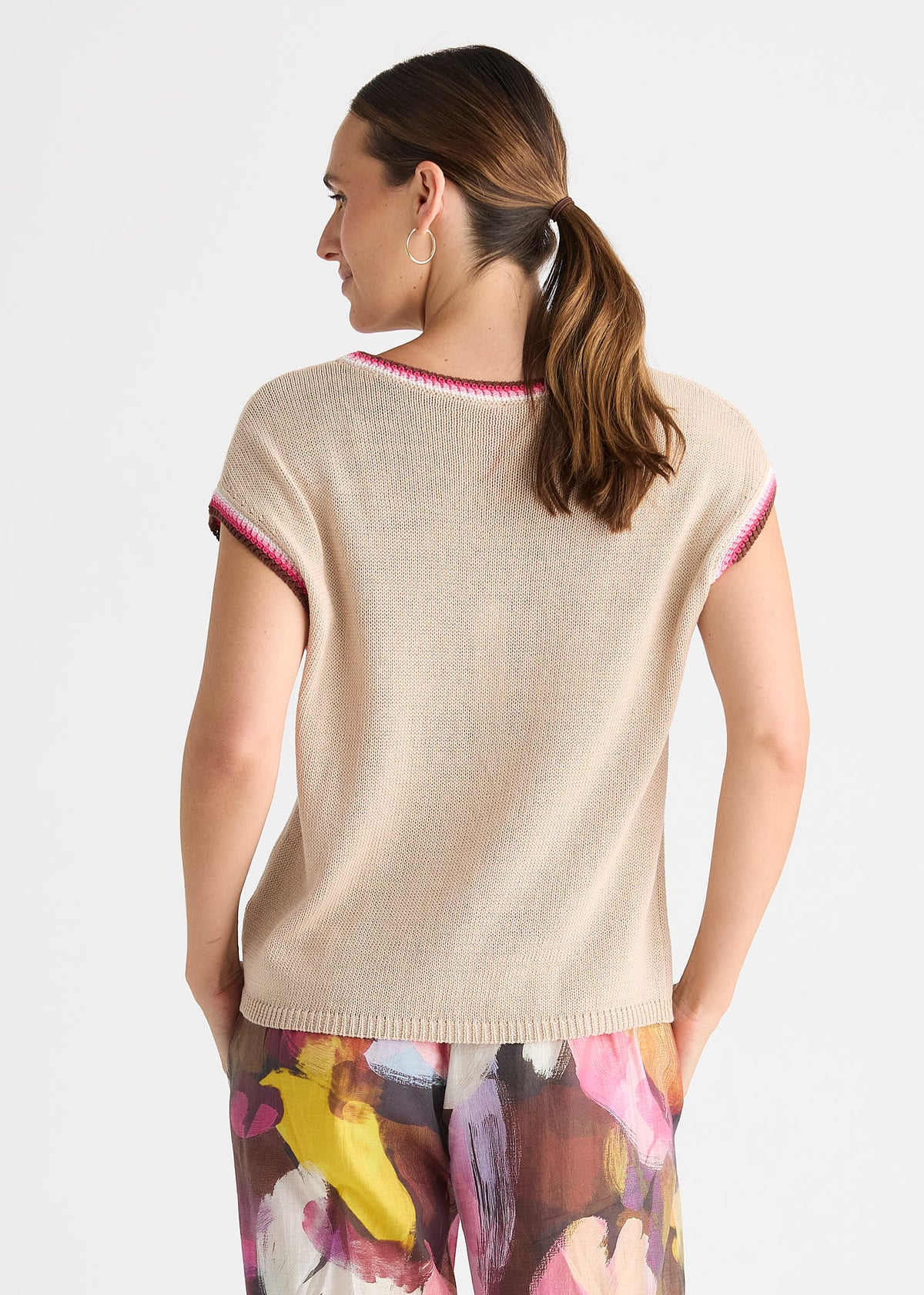 Zaket & Plover - Linen Vest - Raspberry
