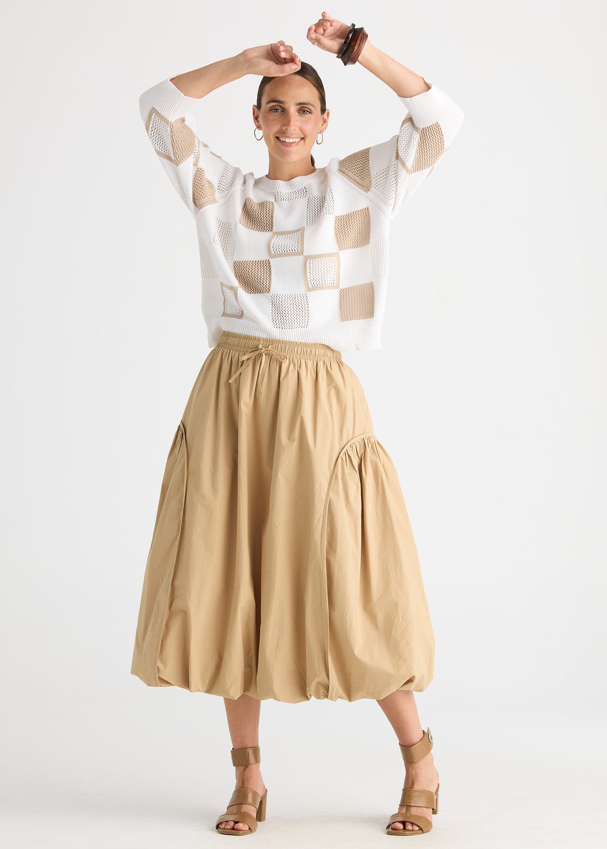Zaket & Plover - Bubble Skirt - Peanut Butter
