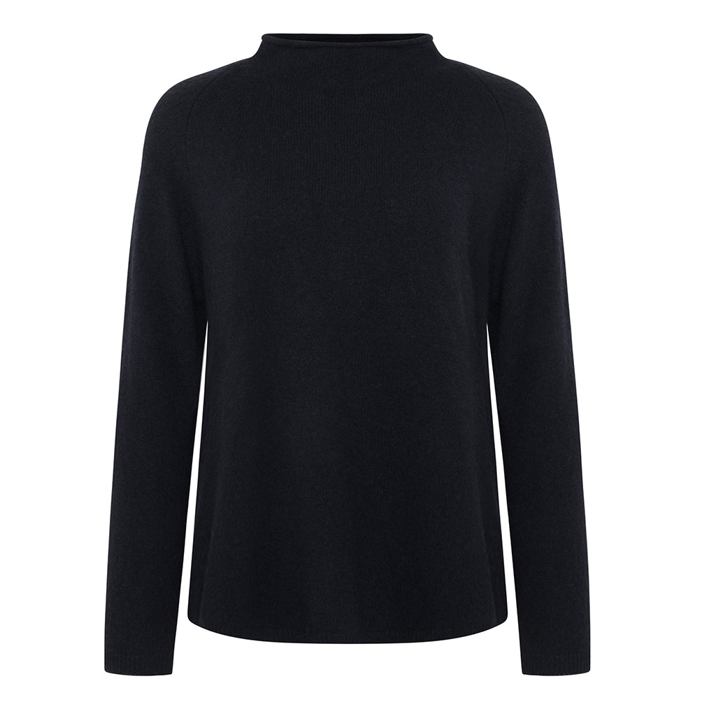 Mansted - Zofia - Yak A-Line Funnel - Navy