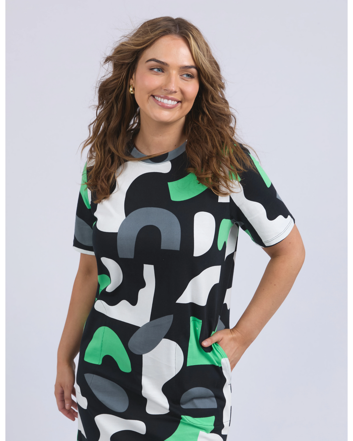 Elm - Stijl Dress - Charcoal