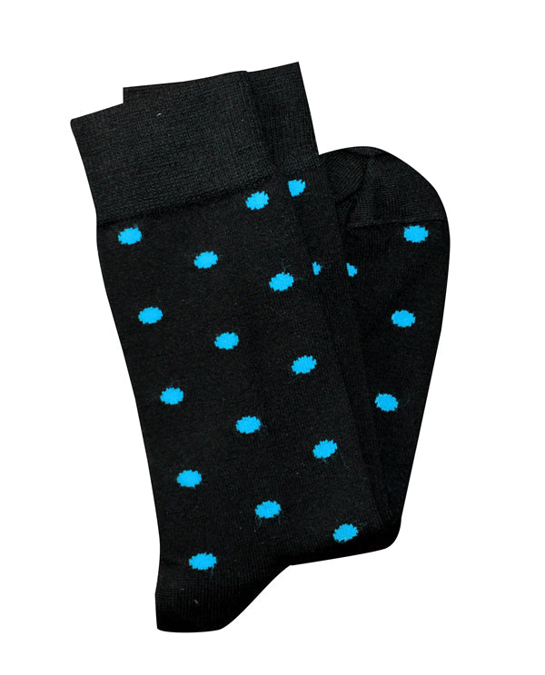 Tightology – Dotty Aqua Short Wool Socks