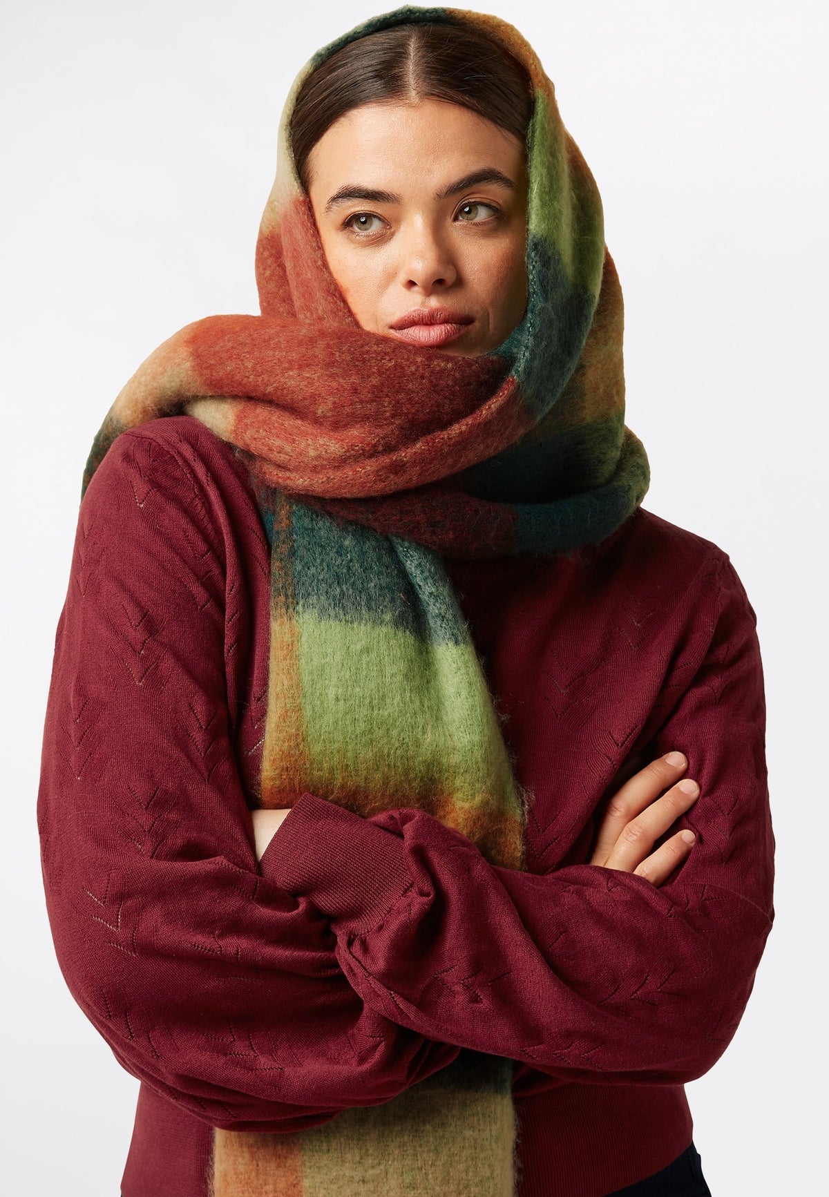 King Louie - Check Scarf - Multi