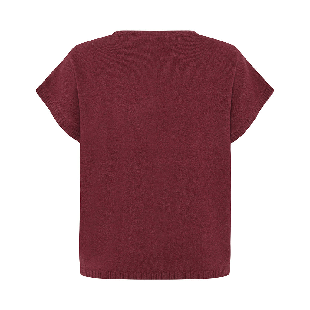 Mansted - Haiku Vest - Yak Blend Vest - Ruby