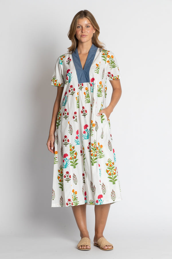 IBSA - Clarksville Midi Dress - White
