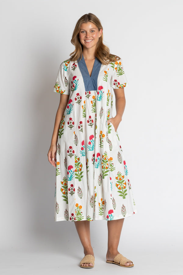IBSA - Clarksville Midi Dress - White
