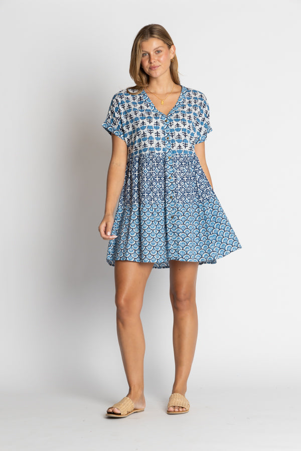 Ibisa - Idaho Dress - Indigo