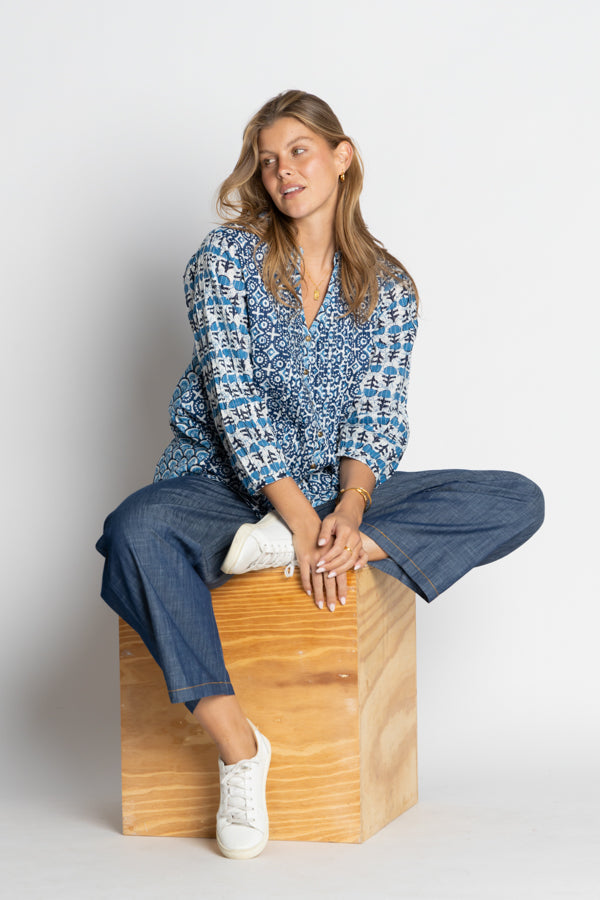 Ibisa - Idaho Shirt - Indigo