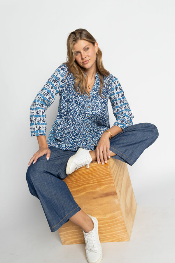Ibisa - Idaho Shirt - Indigo