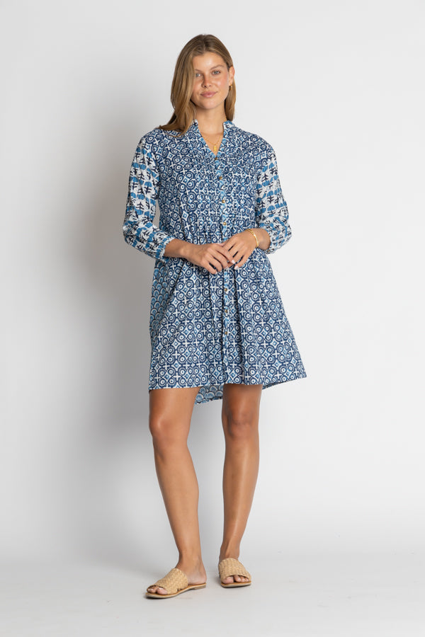 IBSA - Idaho Tuck Dress - Indigo