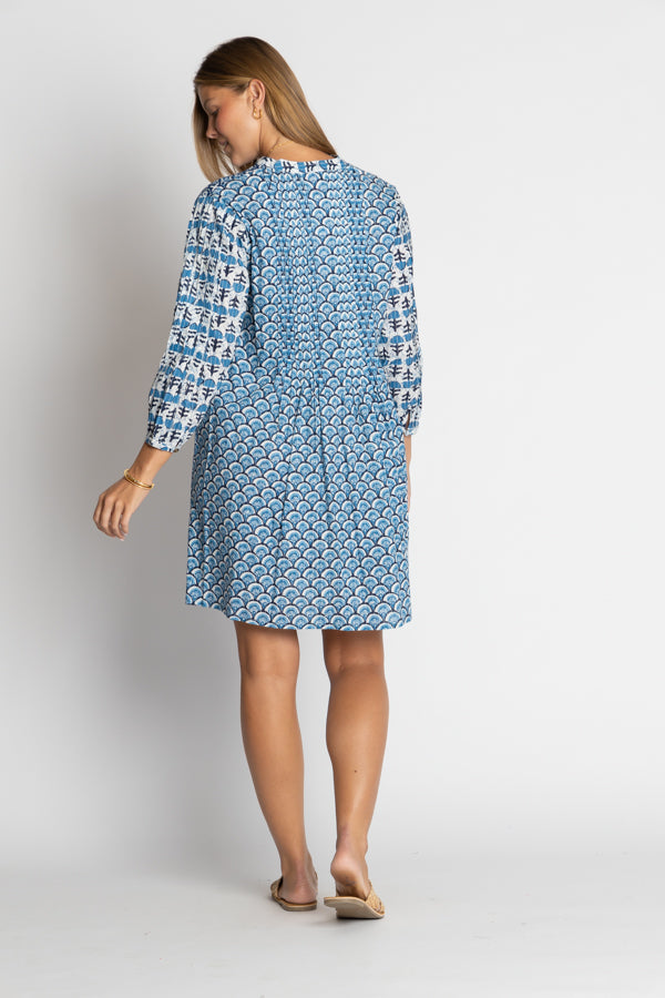 IBSA - Idaho Tuck Dress - Indigo