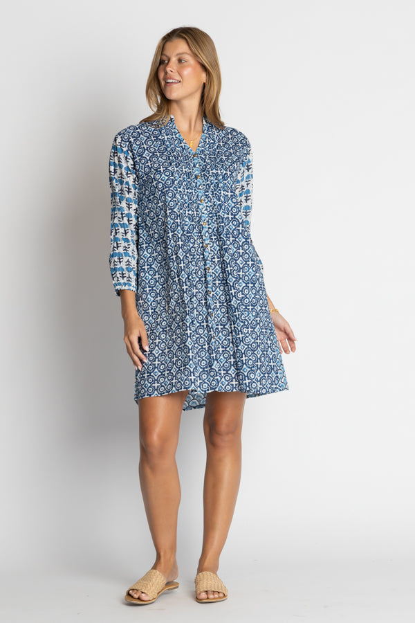 IBSA - Idaho Tuck Dress - Indigo