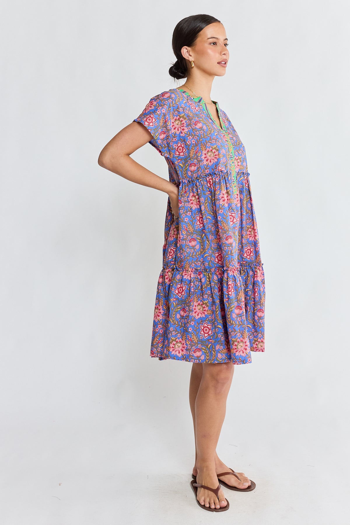 Ibisa - Teeta Dress - Ocean