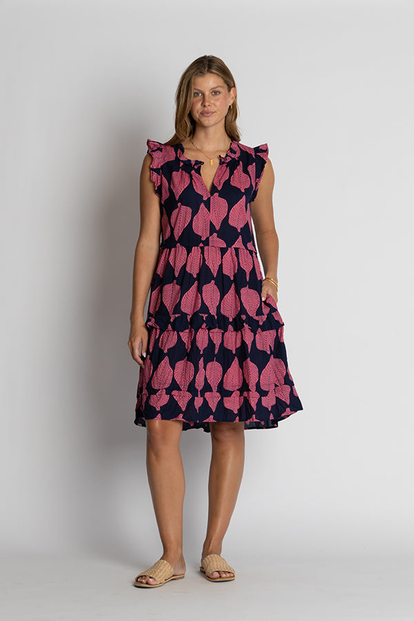 IBSA - Virginia Sleeveless Dress - Navy