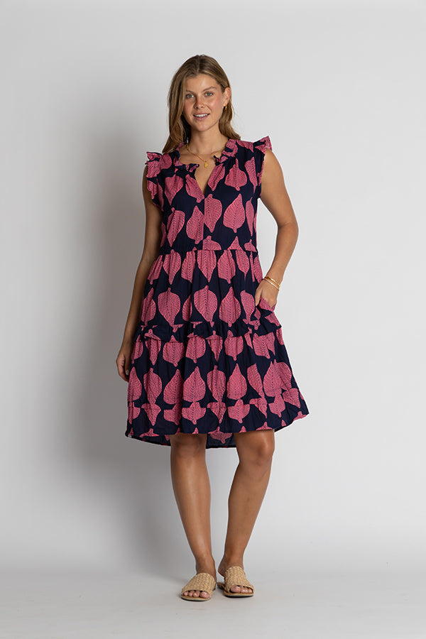 IBSA - Virginia Sleeveless Dress - Navy