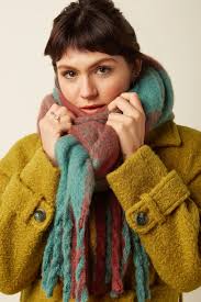 King Louie - Check Scarf - Porto Red
