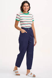 Sugarhill - Rowan Trousers - Navy, Triple Star