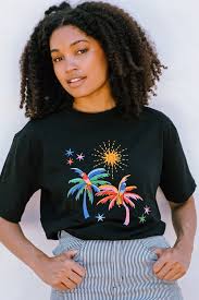 Sugarhill - Kinsley Relaxed T-shirt - Palms &amp; Sunshine
