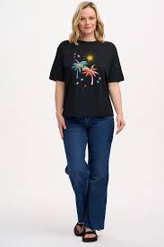 Sugarhill - Kinsley Relaxed T-shirt - Palms &amp; Sunshine