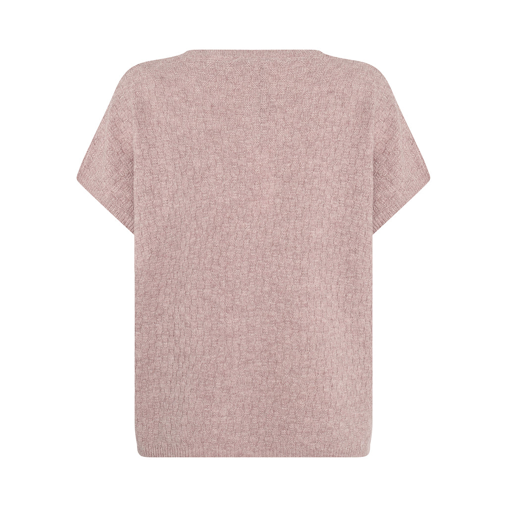 Mansted - Komma Lambswool Vest - Rose
