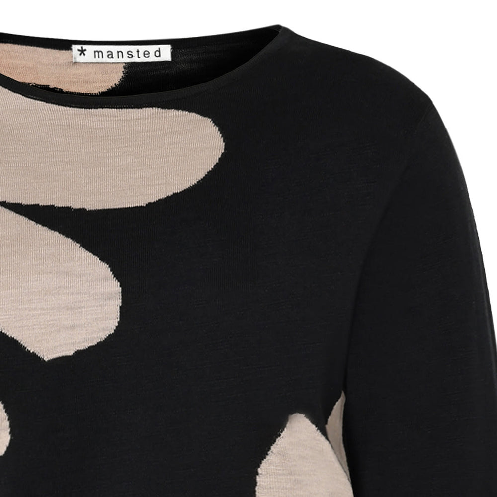 Mansted - Leana Big Bloom Crew - Black