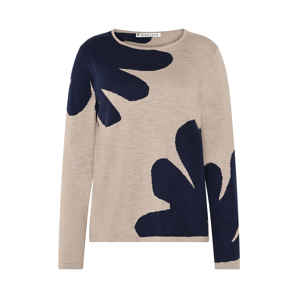 Mansted - Leana Big Bloom Crew - Navy