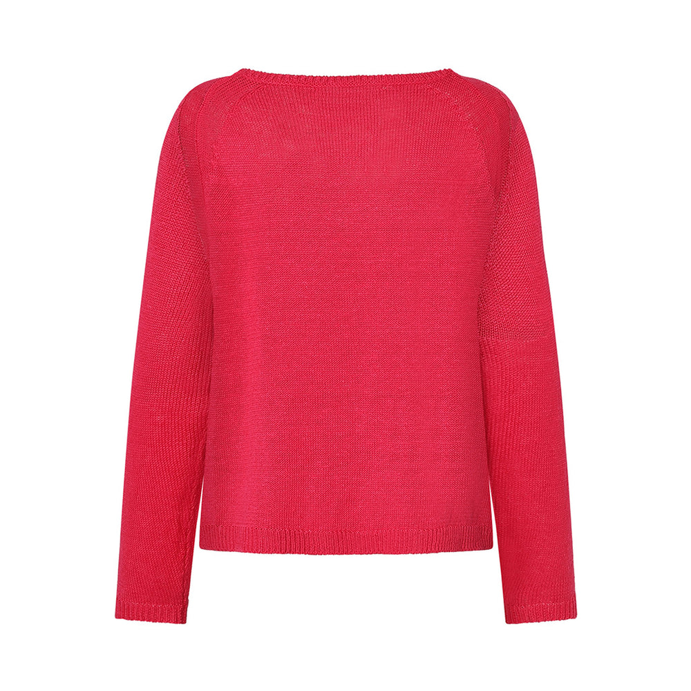 Mansted - Livorno Linen Crew - Pink