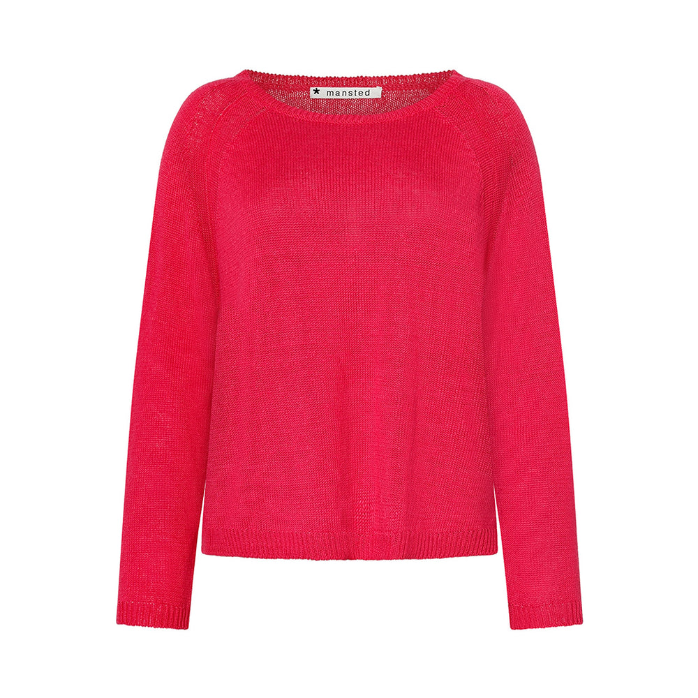 Mansted - Livorno Linen Crew - Pink