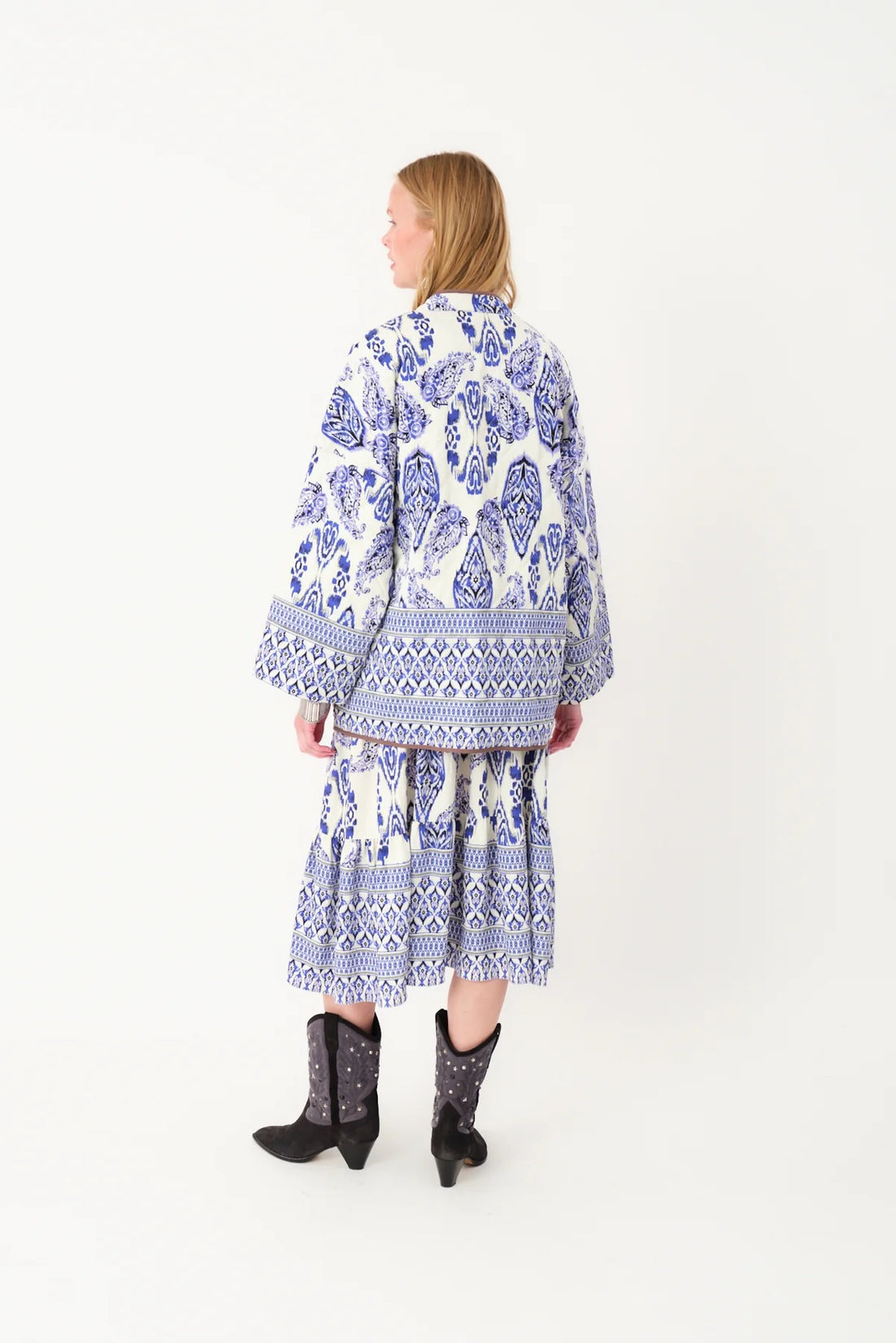 Lollys Laundry - Lulu Quilted Jacket - Blue