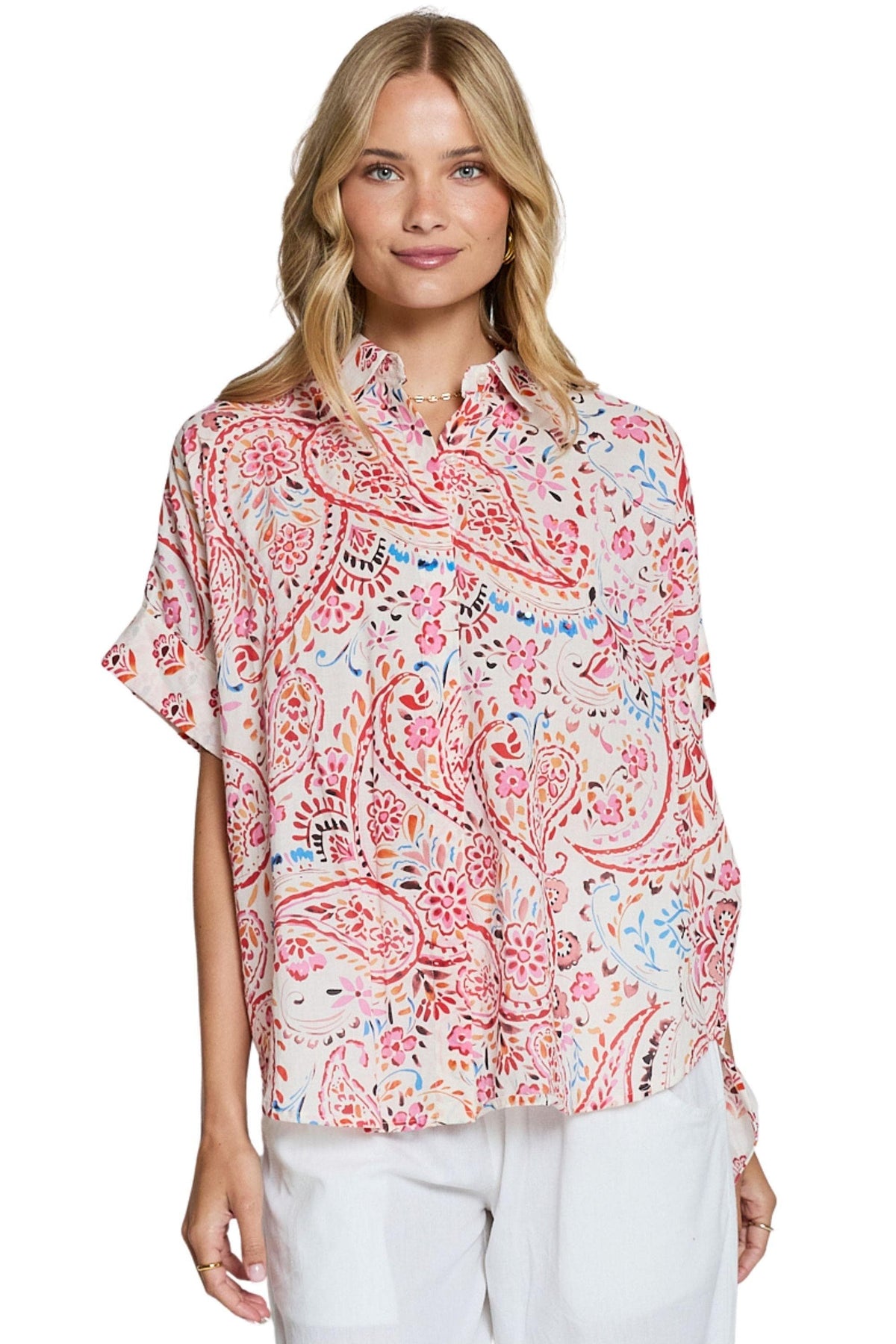 Lula Life - Kamila Shirt - White