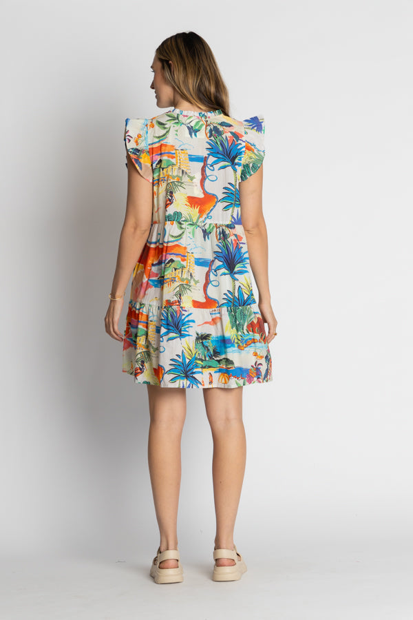 Lula Life - Alba Ruffle Dress Print