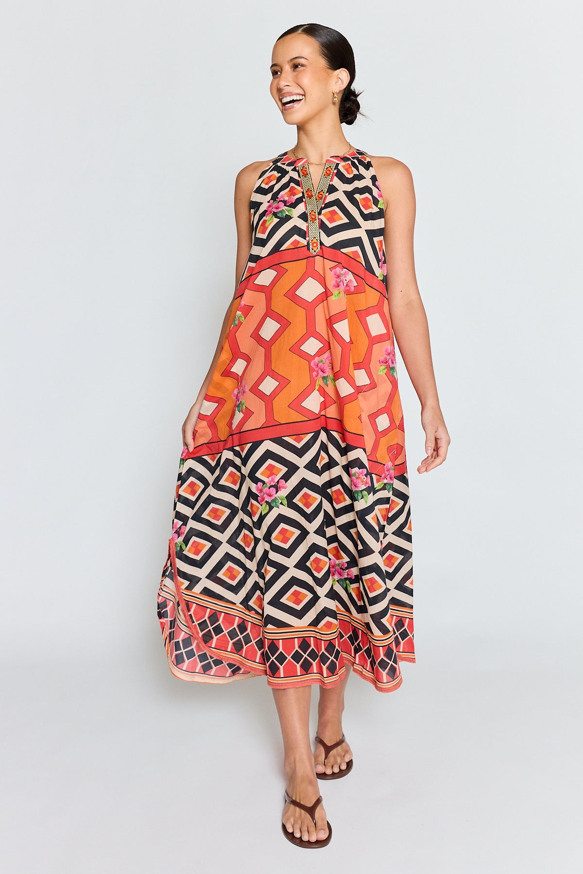 LulaLife - Bella Vista Maxi Tangerine