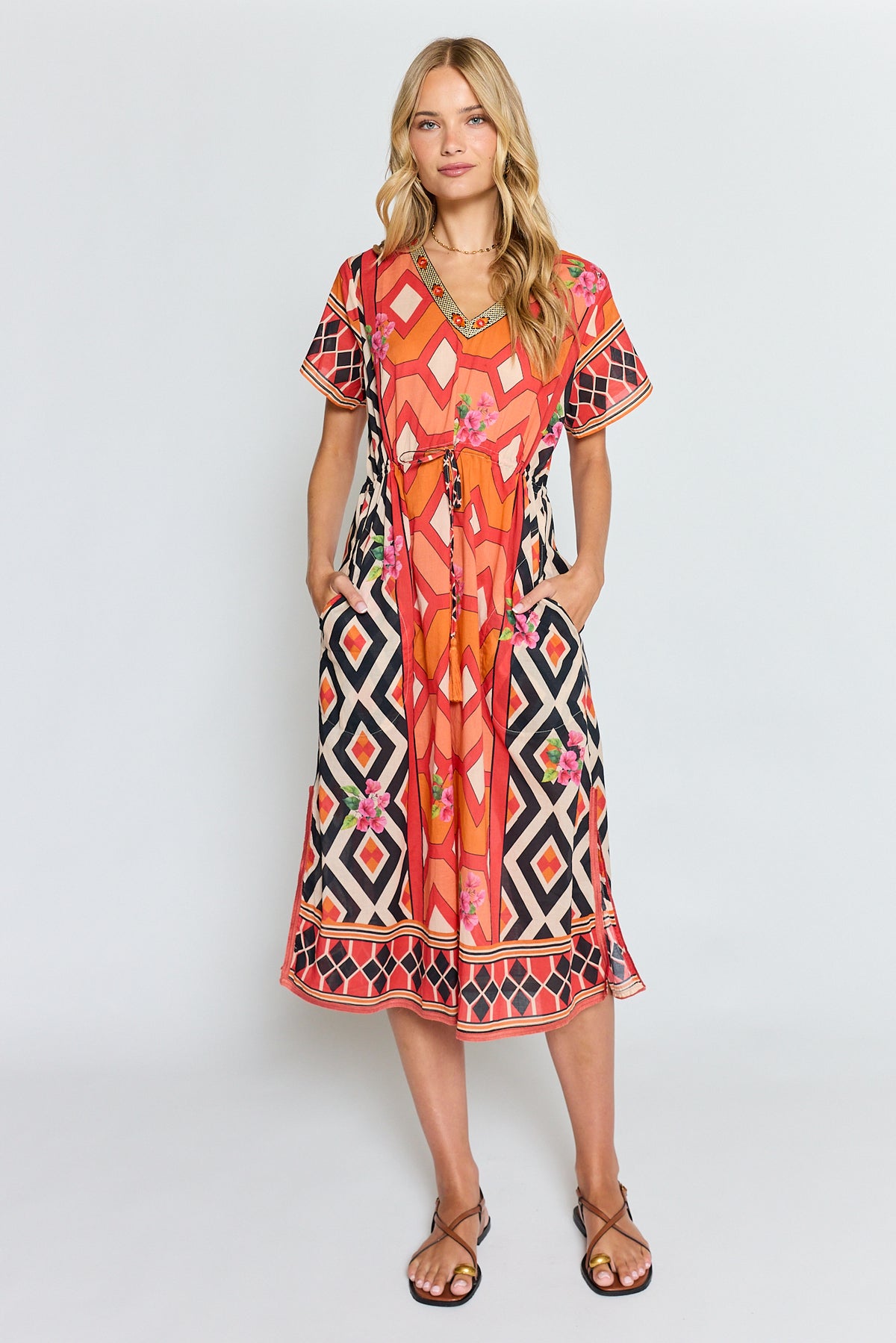 LulaLife - Bella Vista Midi Tangerine