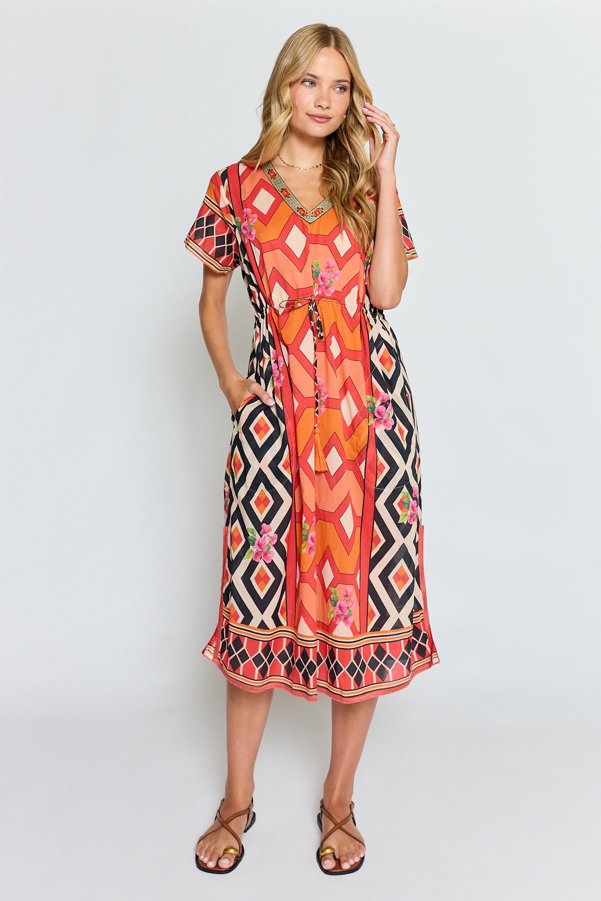LulaLife - Bella Vista Midi Tangerine