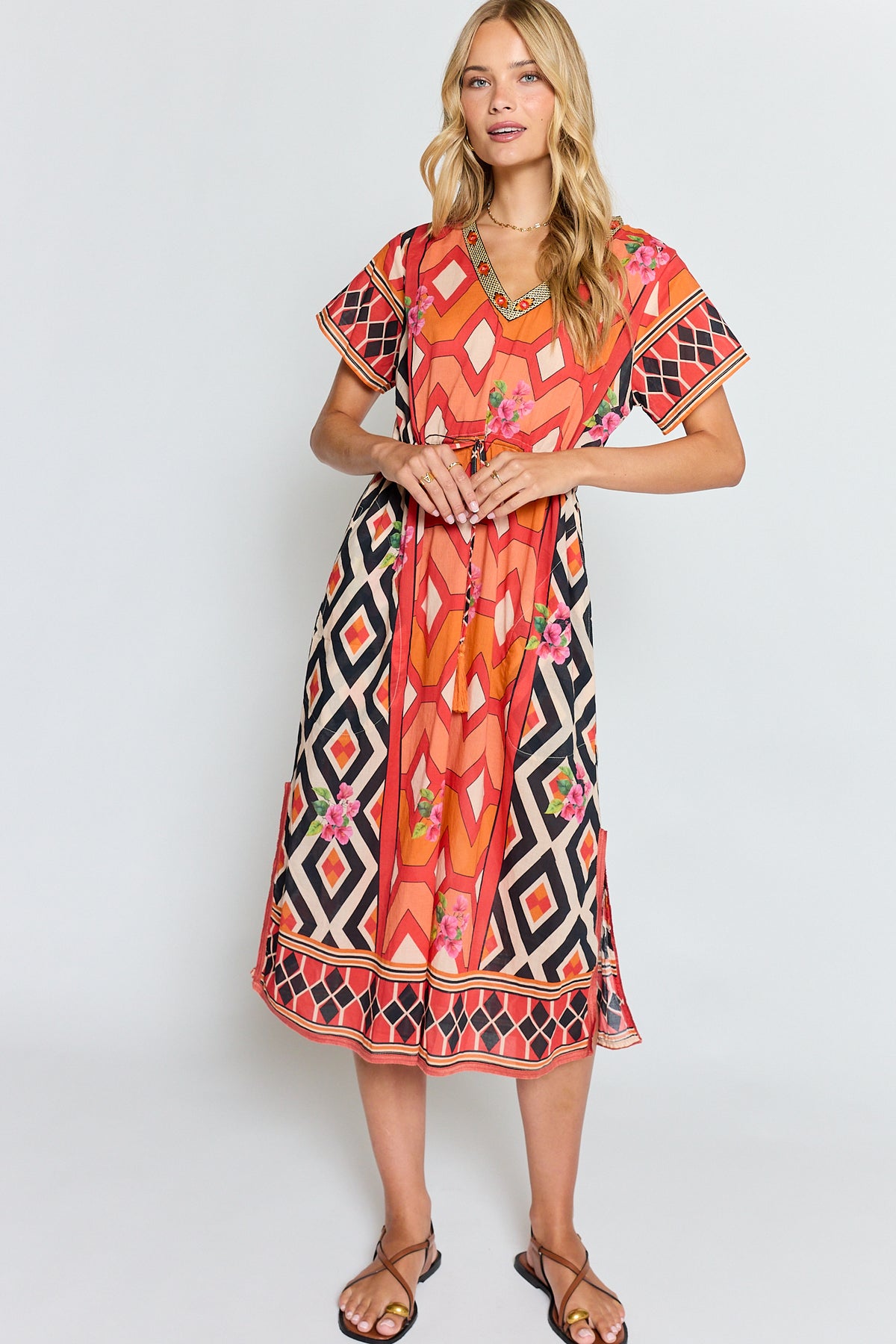 LulaLife - Bella Vista Midi Tangerine