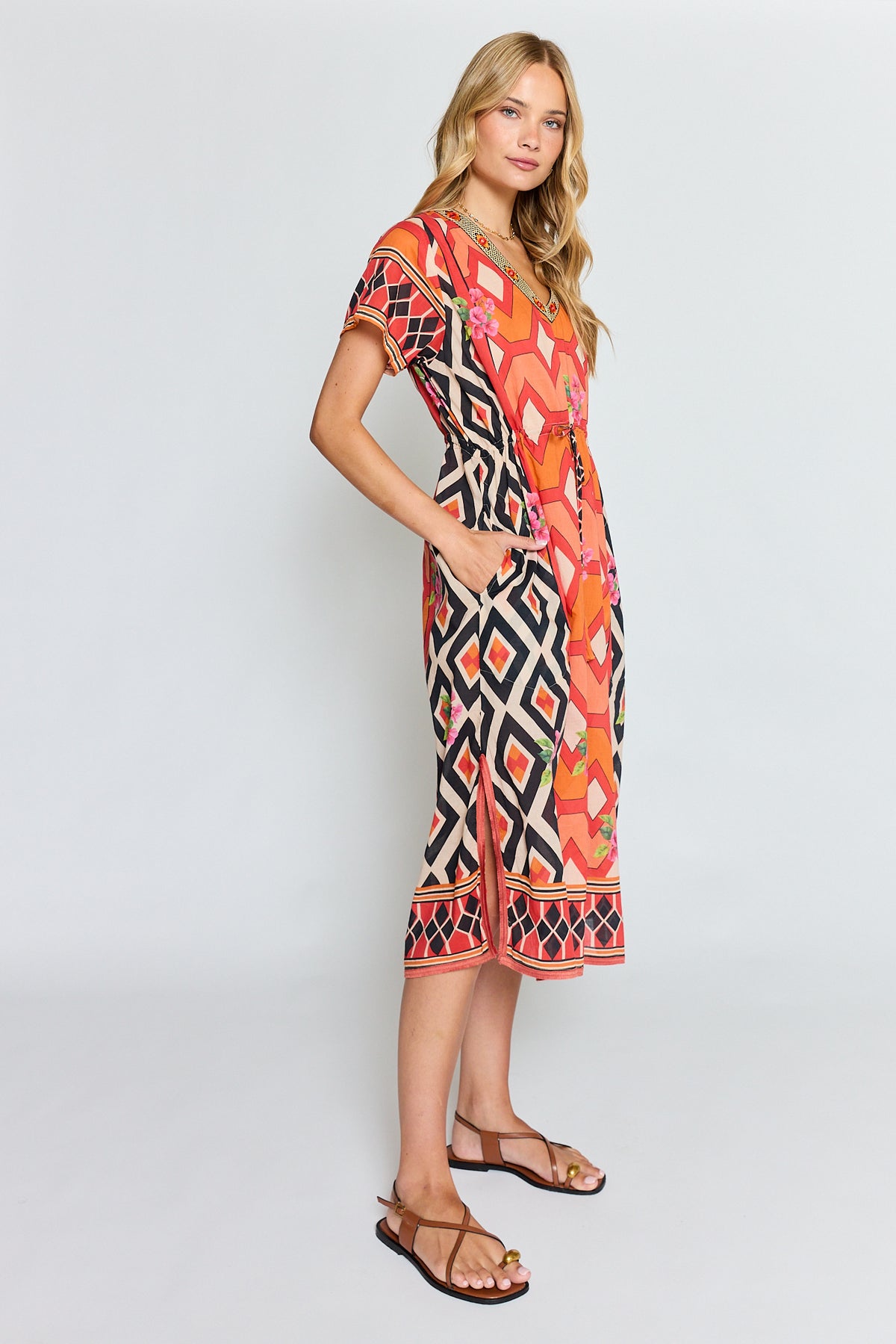 LulaLife - Bella Vista Midi Tangerine