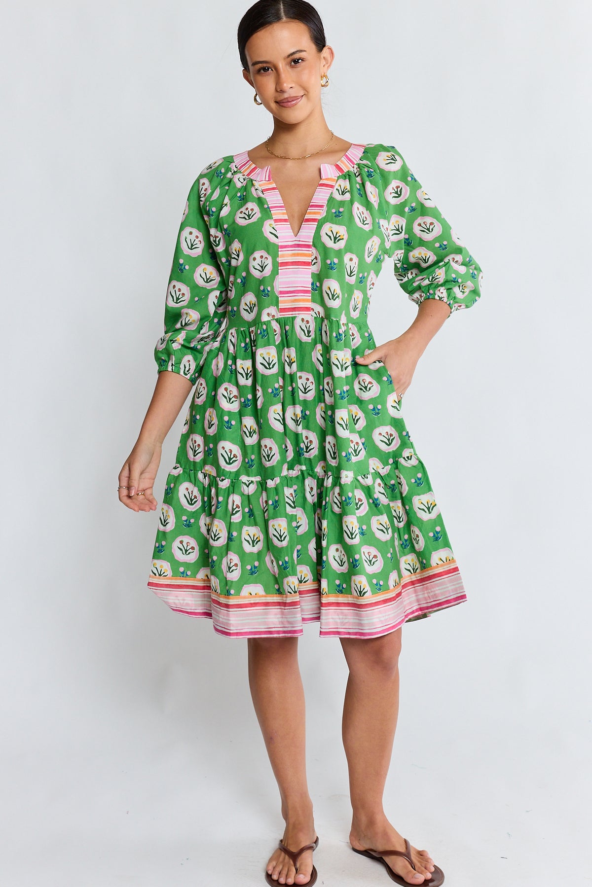 Lula Life - Beth Dress - Fern