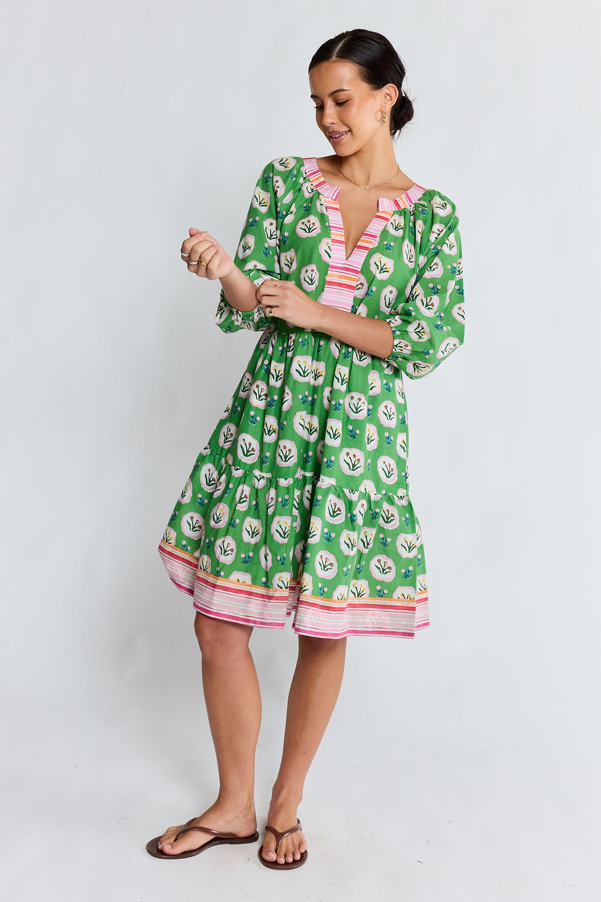 Lula Life - Beth Dress - Fern