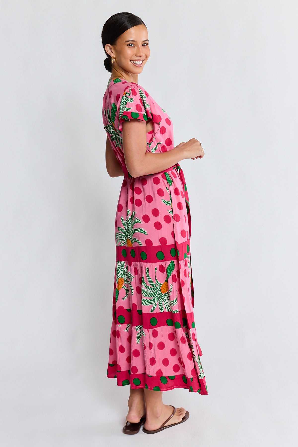 LulaLife - Blanch Midi Dress - Melon