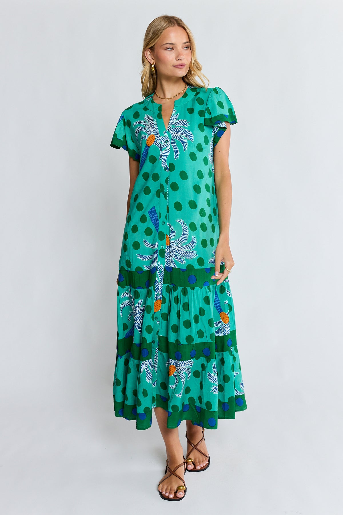 LulaLife - Blanch Midi Dress - Sea