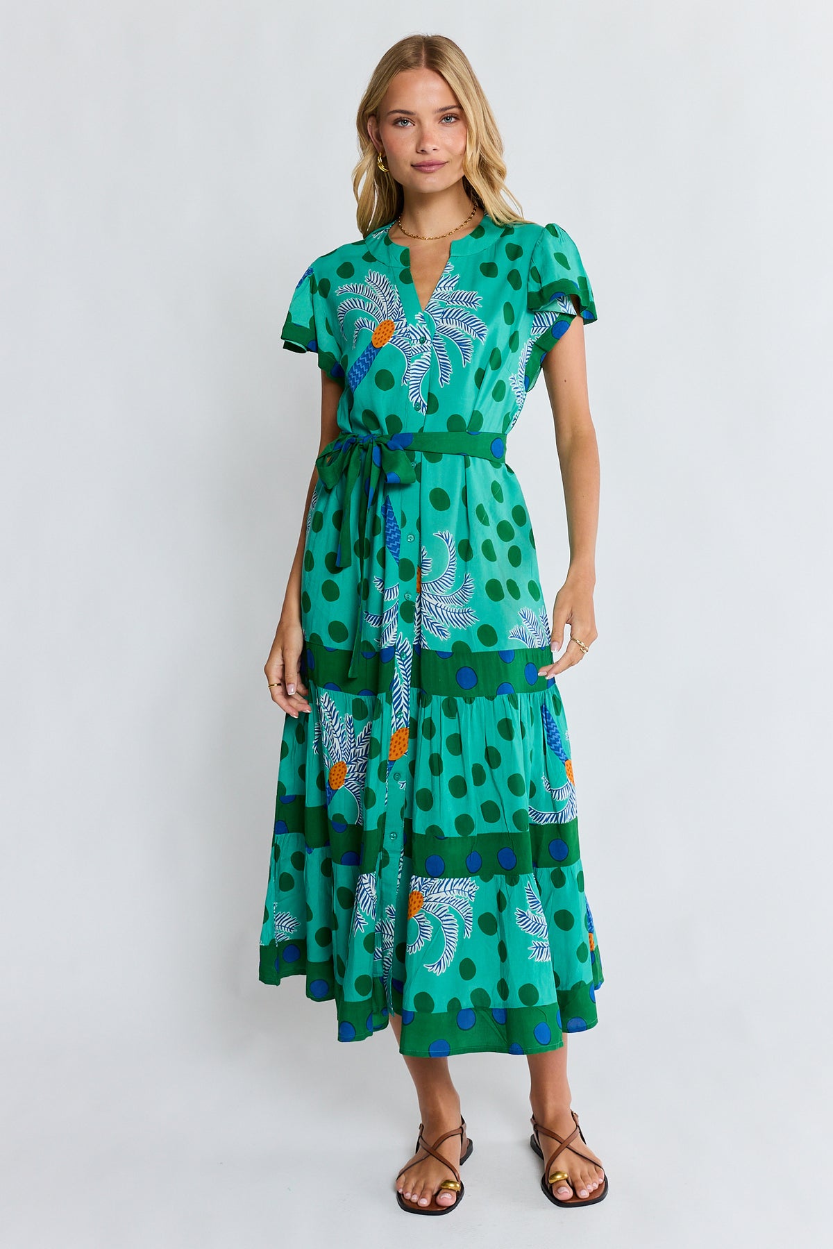 LulaLife - Blanch Midi Dress - Sea