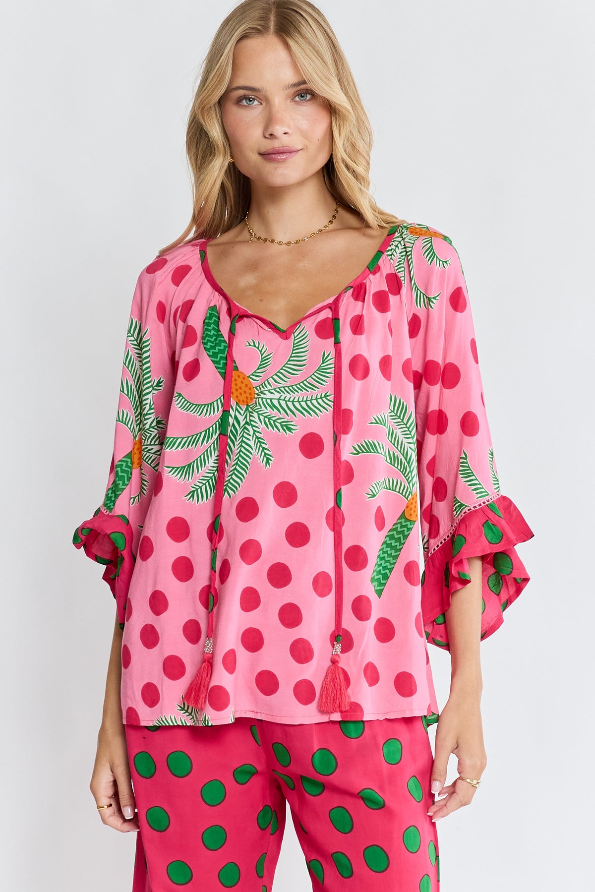Lula Life - Blanch Tab Top - Melon