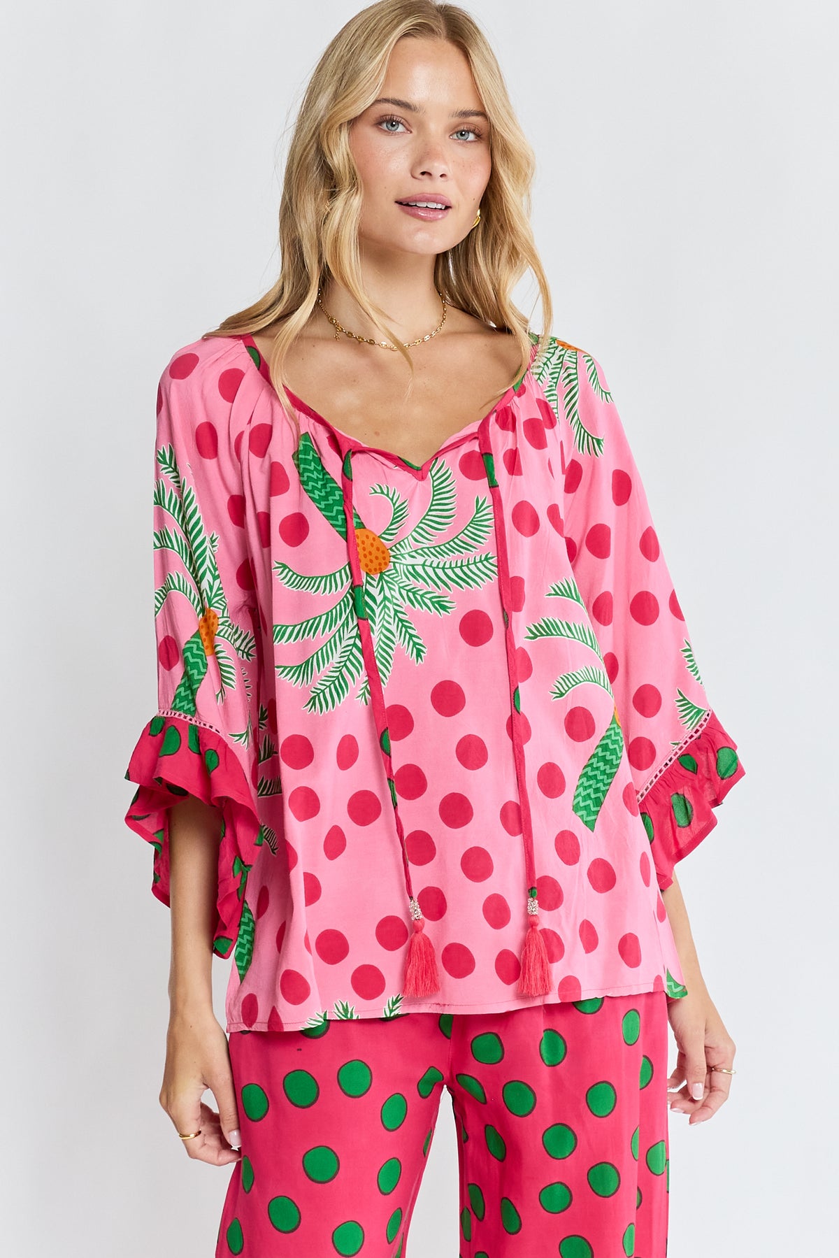 Lula Life - Blanch Tab Top - Melon