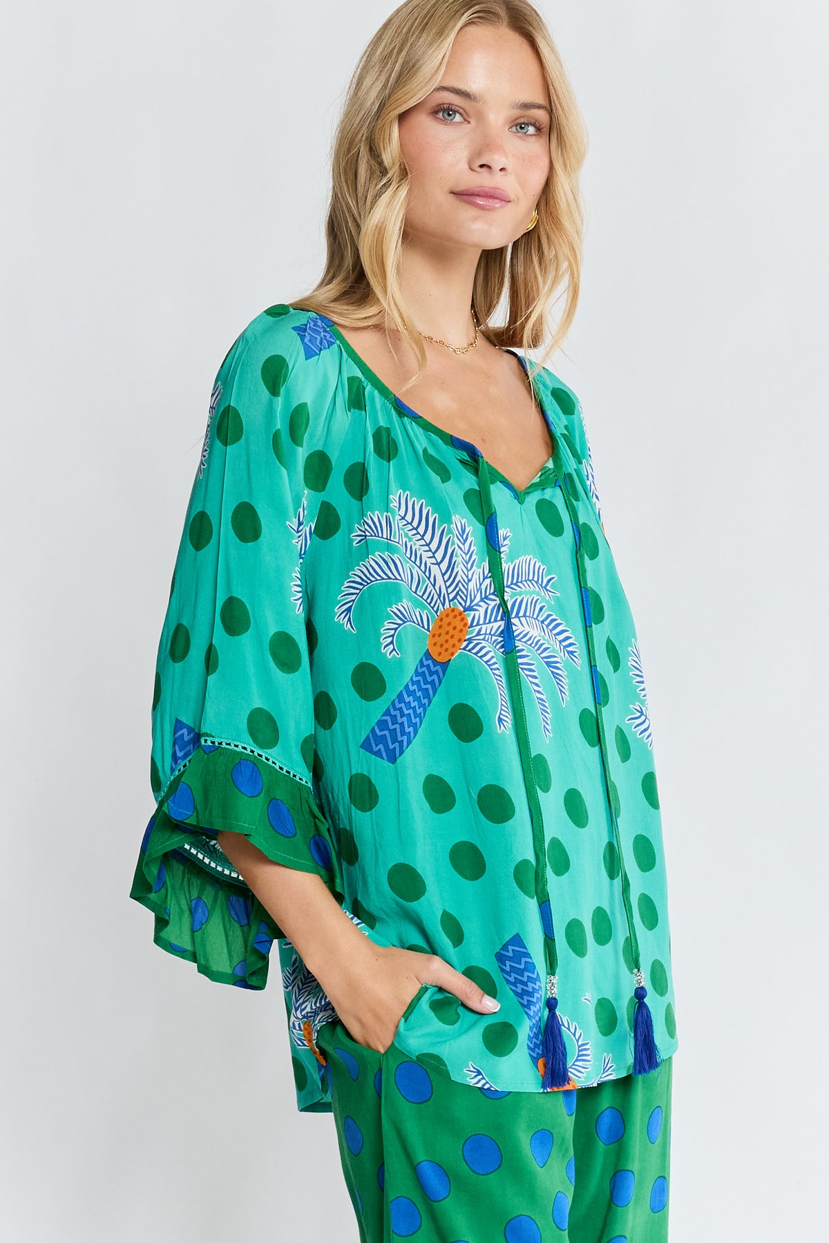 Lula Life - Blanch Tab Top - Sea