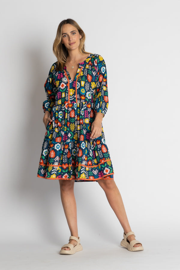 Lula Life - Kalina Dress - Navy