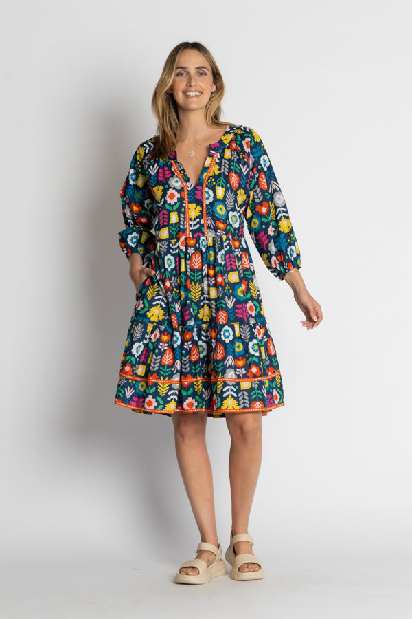 Lula Life - Kalina Dress - Navy