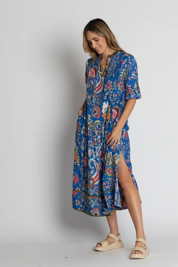 Lula Life - Nandita Midi Dress - Ocean