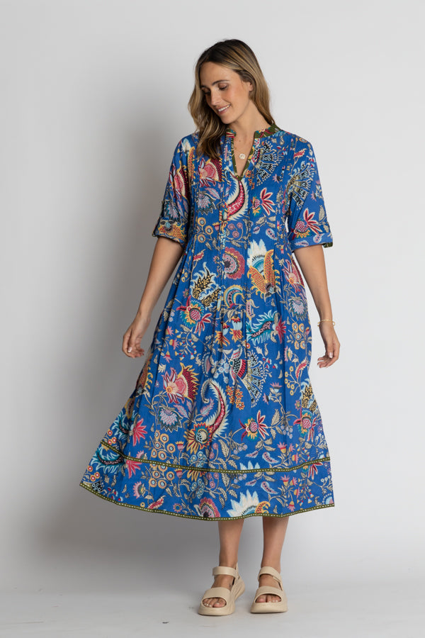 Lula Life - Nandita Midi Dress - Ocean