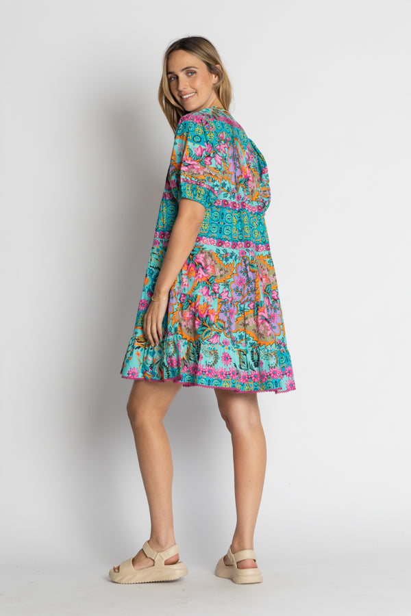 Lula Life - Ratana Dress - Lagoon